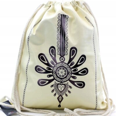 Mocny duży worek plecak torba gumowany Parzenica