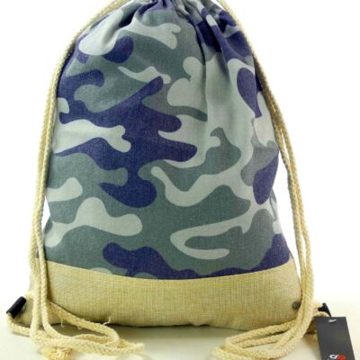 Mocny duży worek plecak torba baggage moro khaki