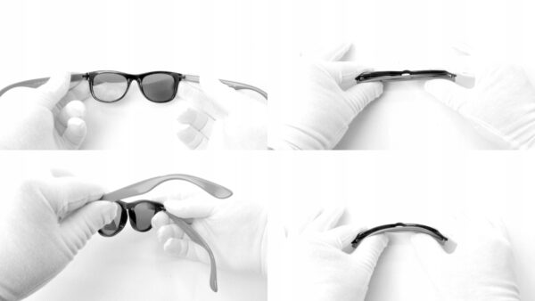Okulary polaryzacyjne ETUI Nerdy dziecięce gumowe