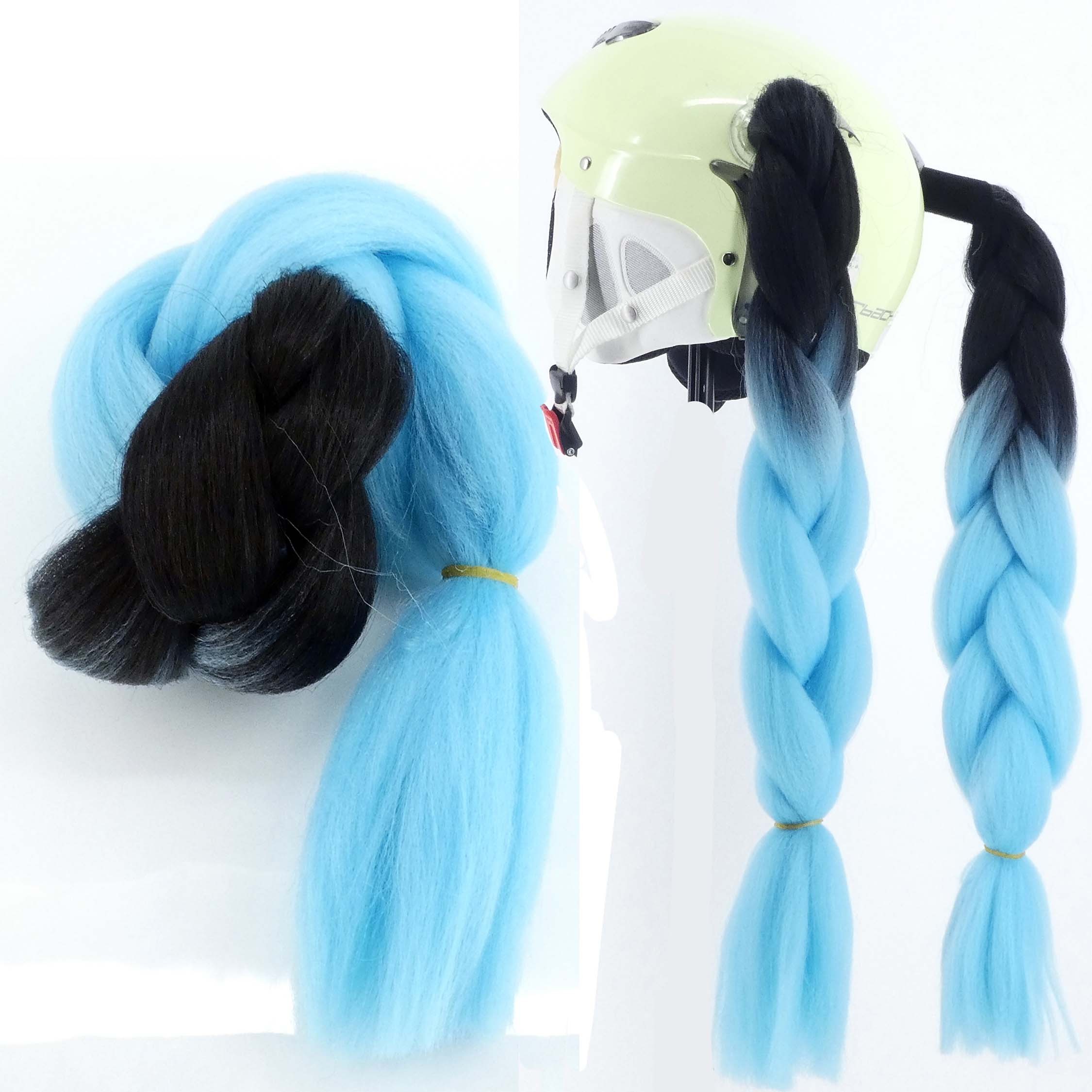 Zawieszka warkocz do kasku hełmu rowerowego motocyklowego