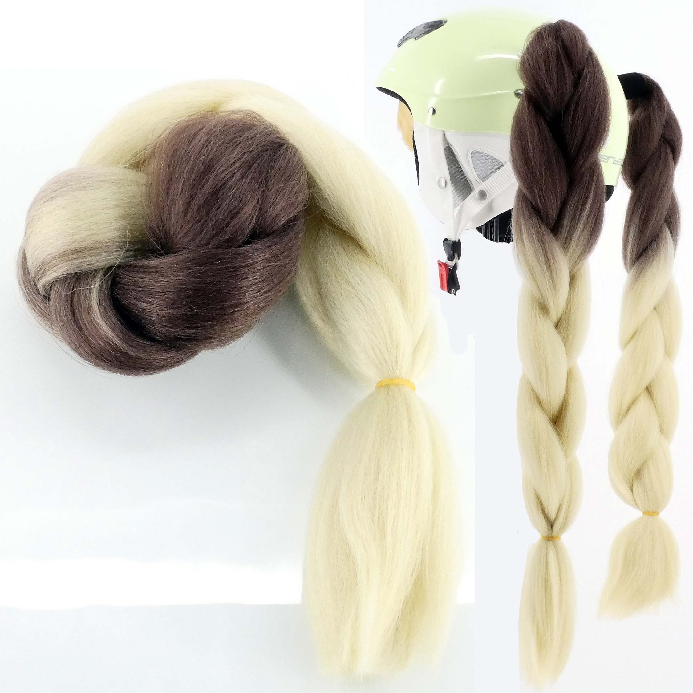 Zawieszka warkocz do kasku hełmu rowerowego motocyklowego