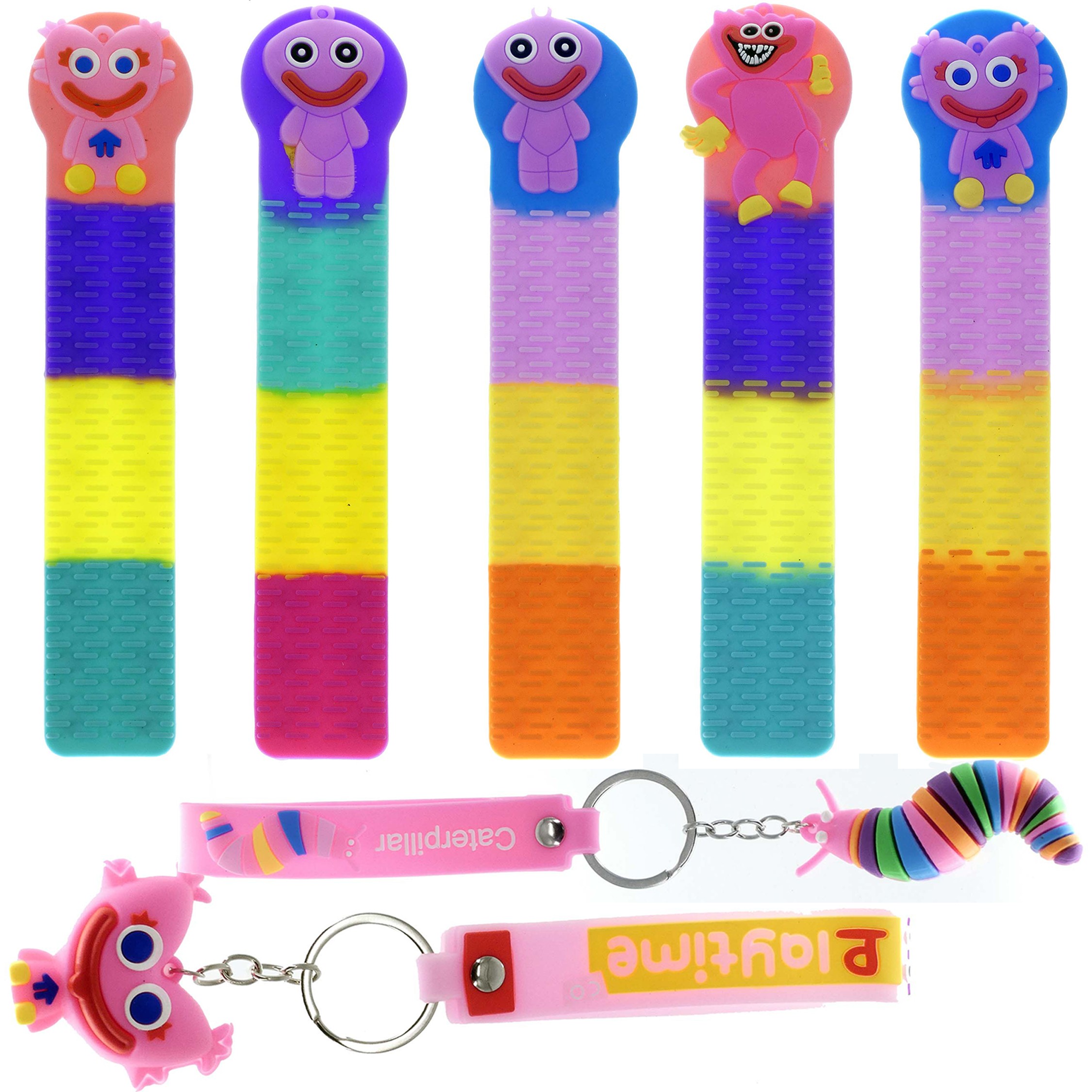 7x ZESTAW kupa antystres popit Squidopop brelok