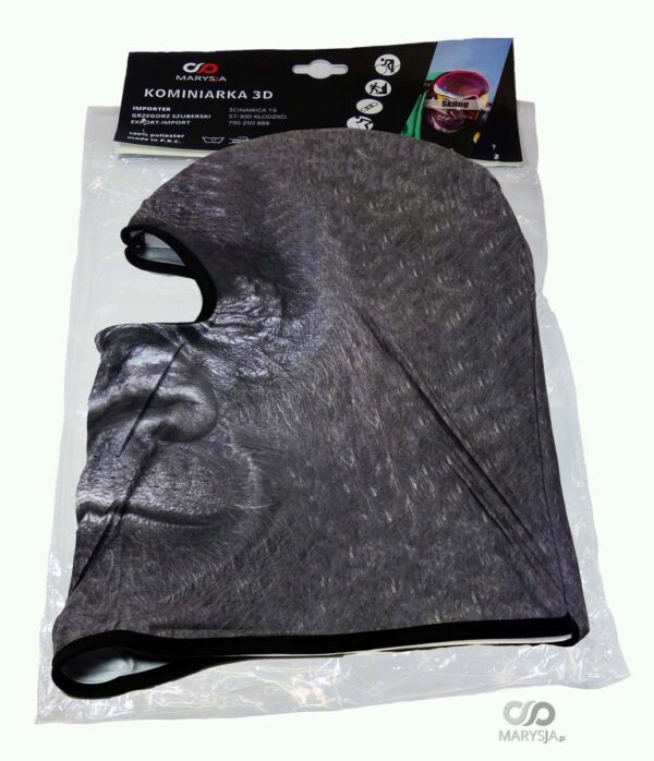 Kominiarka Maska GORYL termoaktywna z nadrukiem 3D
