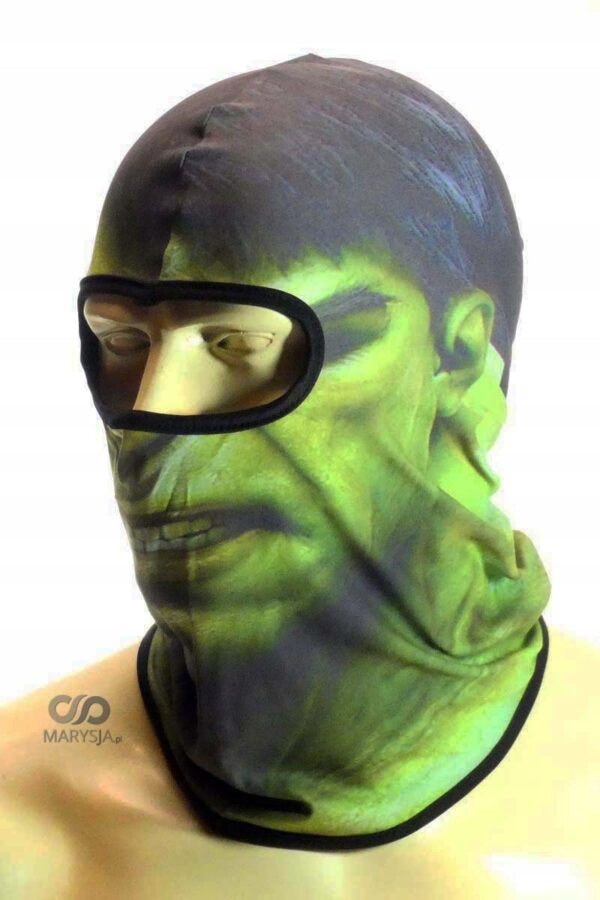 Kominiarka Maska termoaktywna HULK CZASZKA 3D