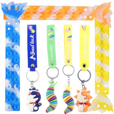 7x ZESTAW Huggy Wuggy popit brelok Squidopop