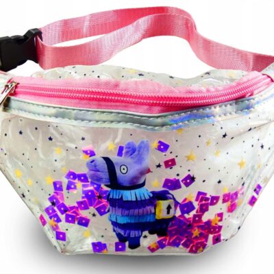 Nerka saszetka dziecięca biodrówka przezroczysta