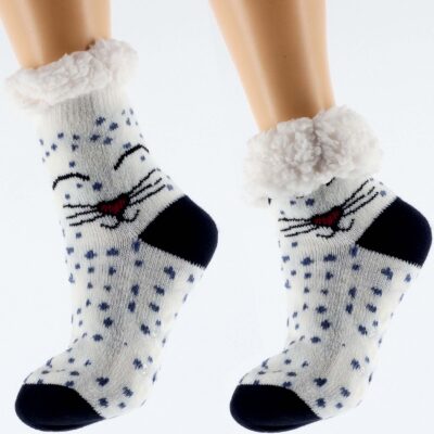 Skarpetki Dziecięce zimowe Grube antypoślizgowe 32-35