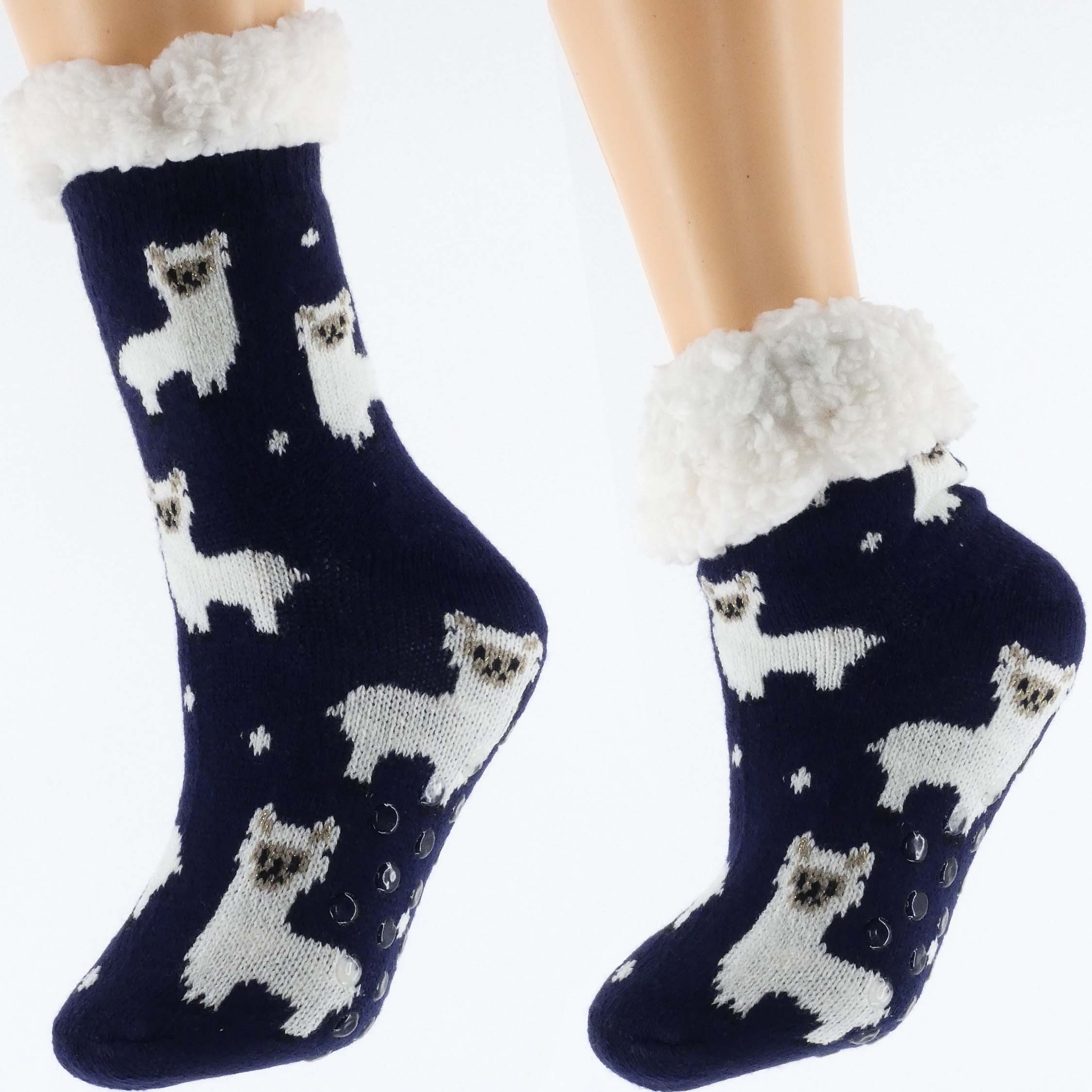 Skarpetki Dziecięce zimowe Grube antypoślizgowe 32-35