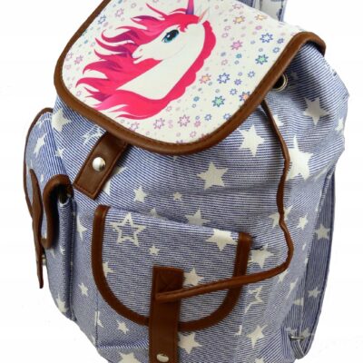 Duży wytrzymały plecak szkolny Jednorożec Unicorn