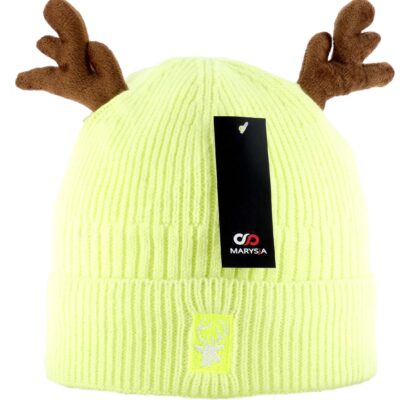 CZAPKA ZIMOWA RENIFER Z USZKAMI DZIECIĘCA