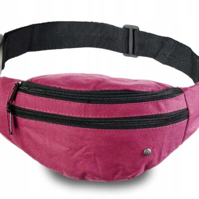 SASZETKA NERKA DUŻA NA PAS BIODRA LISTONOSZKA RÓŻ