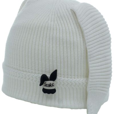 Czapka zimowa renifer dla dzieci, czerwona