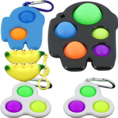 6X POP IT  FIDGET ANIME PUSH BUBBLE BANANA
