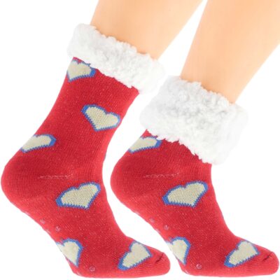 Eleganckie Skarpetki Damskie na Zimę Norweskie Grube