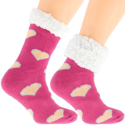 Eleganckie Skarpetki Damskie na Zimę Norweskie Grube