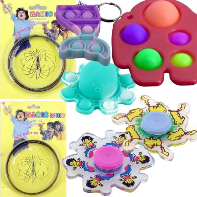 7X POP IT  FIDGET ANIME PUSH BUBBLE RINGI