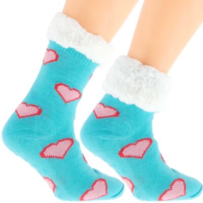 Eleganckie Skarpetki Damskie na Zimę Norweskie Grube