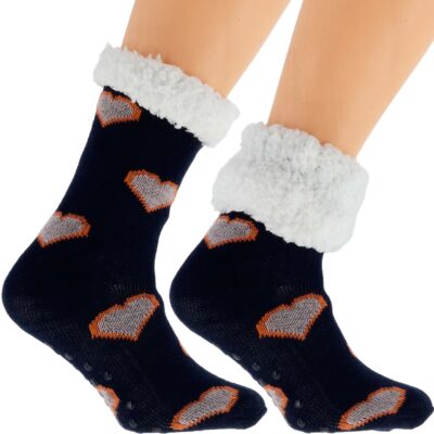 Eleganckie Skarpetki Damskie na Zimę Norweskie Grube