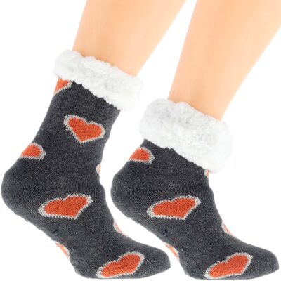 Eleganckie Skarpetki Damskie na Zimę Norweskie Grube