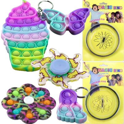 7X POP IT  FIDGET ANIME PUSH BUBBLE RINGI