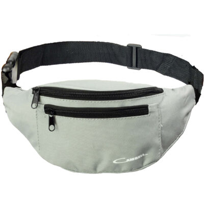 SASZETKA NERKA DUŻA NA PAS BIODRA LISTONOSZKA SZARA