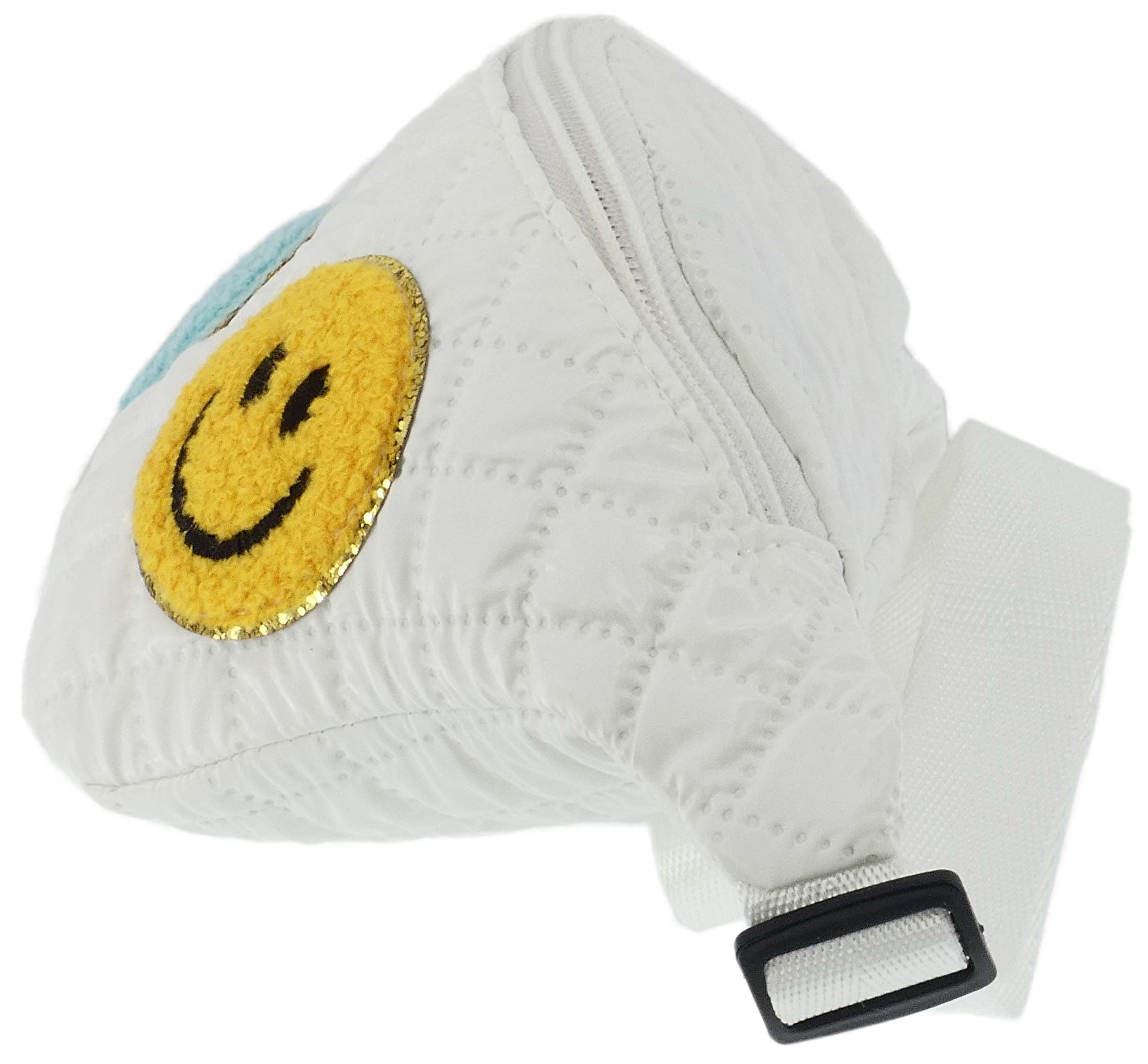 NERKA SASZETKA BIODROWA DLA DZIEWCZYNEK Z NASZYWKAMI BIAŁA - obrazek 3