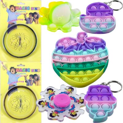 7X POP IT  FIDGET ANIME PUSH BUBBLE RINGI