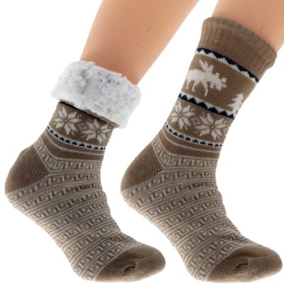 Wyjątkowe Męskie Skarpetki Zimowe Norweski Design 41-46