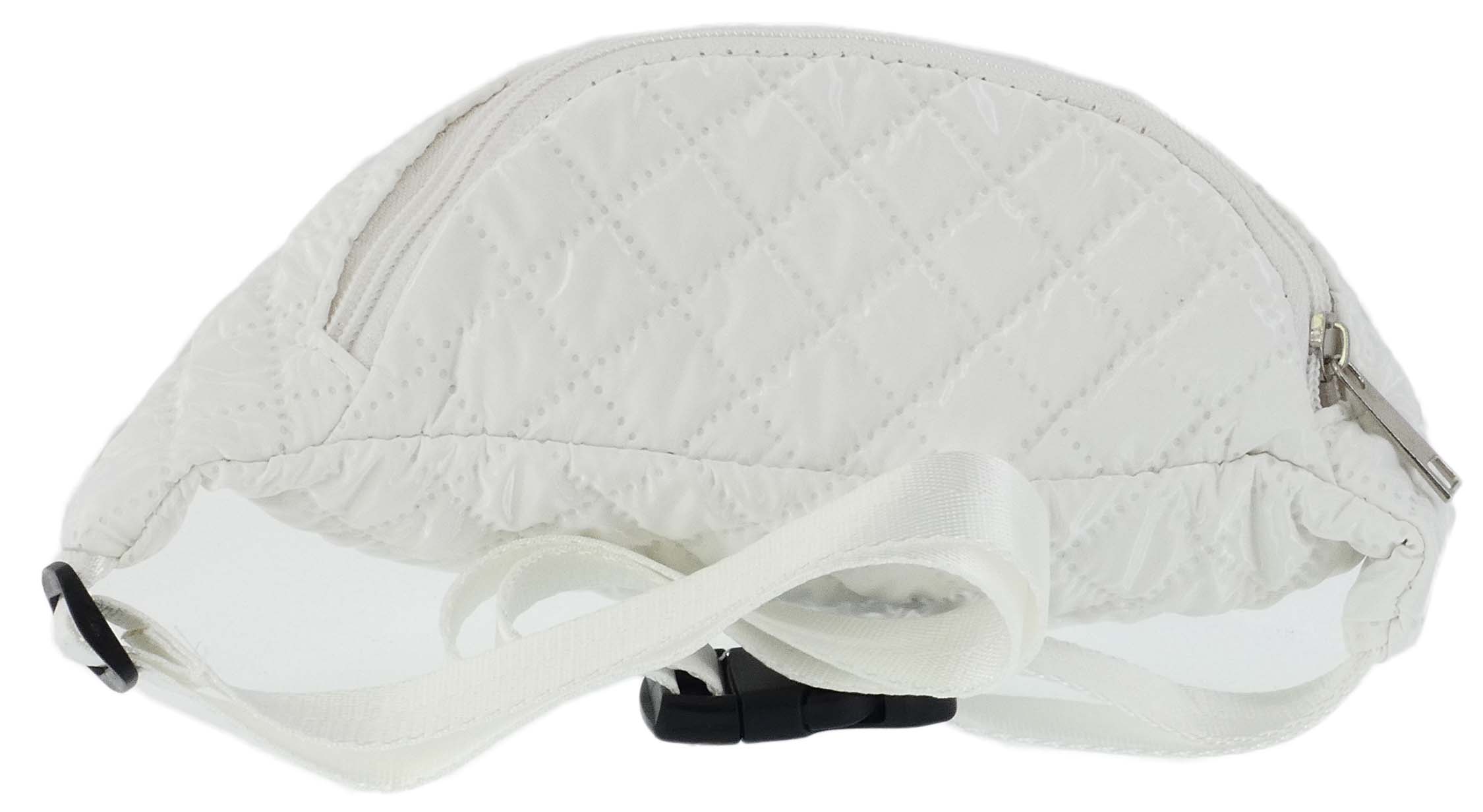 NERKA SASZETKA BIODROWA DLA DZIEWCZYNEK Z NASZYWKAMI BIAŁA - obrazek 4