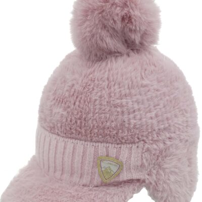 CZAPKA DAMSKA ZIMOWA NA ZIMĘ CIEPŁA WYGODNA GRUBA KOBIECA DASZEK NAUSZNIKI