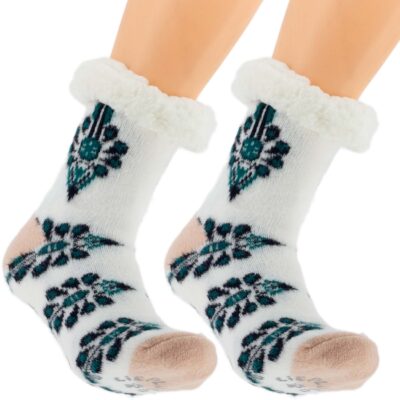 CIEPŁE DAMSKIE SKARPETY ZIMOWE PARZENICA GÓRALSKIE KAPCIE 36-41 BRĄZOWE