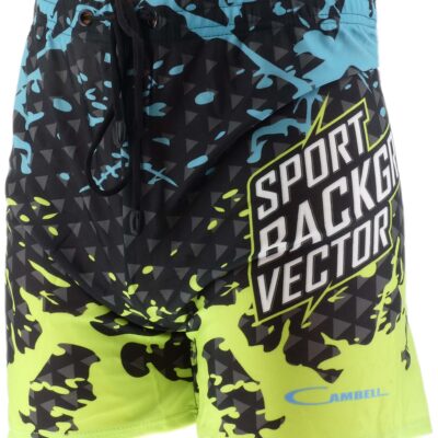 SPODENKI PLAŻOWE SZYBKOSCHNĄCE Z PODSZEWKĄ MĘSKIE CAMBELL ROZMIAR L-XL