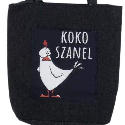 POJEMNA DAMSKA TORBA NA RAMIĘ DO MIASTA SHOPPERKA KOKOSZANEL