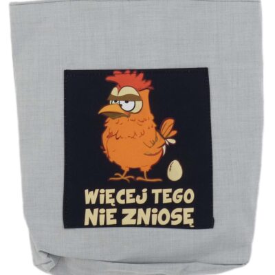 POJEMNA TORBA NA ZAKUPY NA RAMIĘ DO MIASTA SHOPPERKA WIĘCEJ TEGO NIE ZNIOSĘ