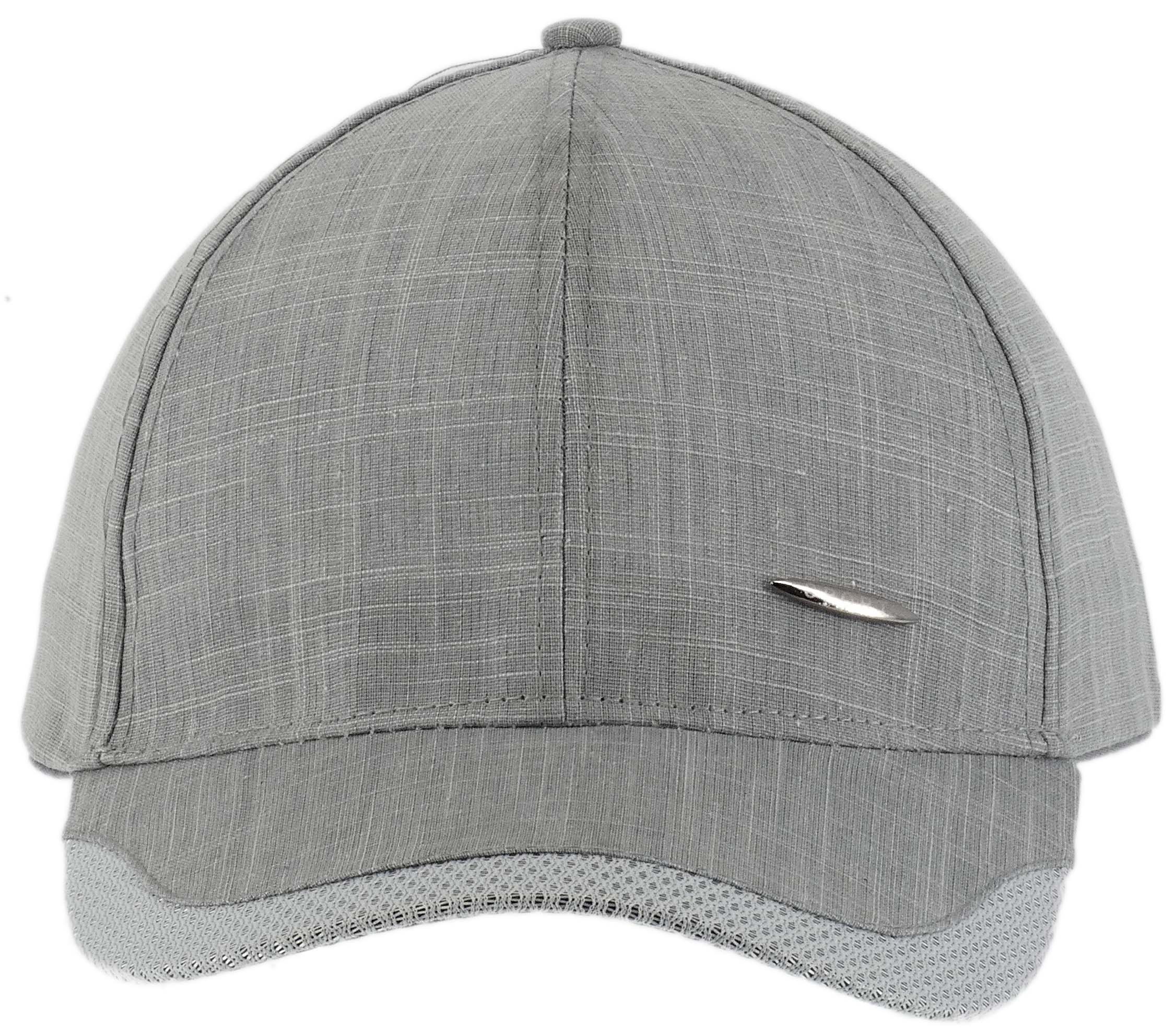 CZAPKA Z DASZKIEM BEJSBOLÓWKA KLASYCZNA PATROLÓWKA SZARA DO TENISA - obrazek 2