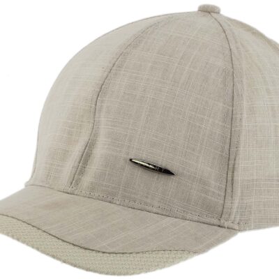 CZAPKA Z DASZKIEM BEJSBOLÓWKA KLASYCZNA PATROLÓWKA BEŻOWA DO MIASTA