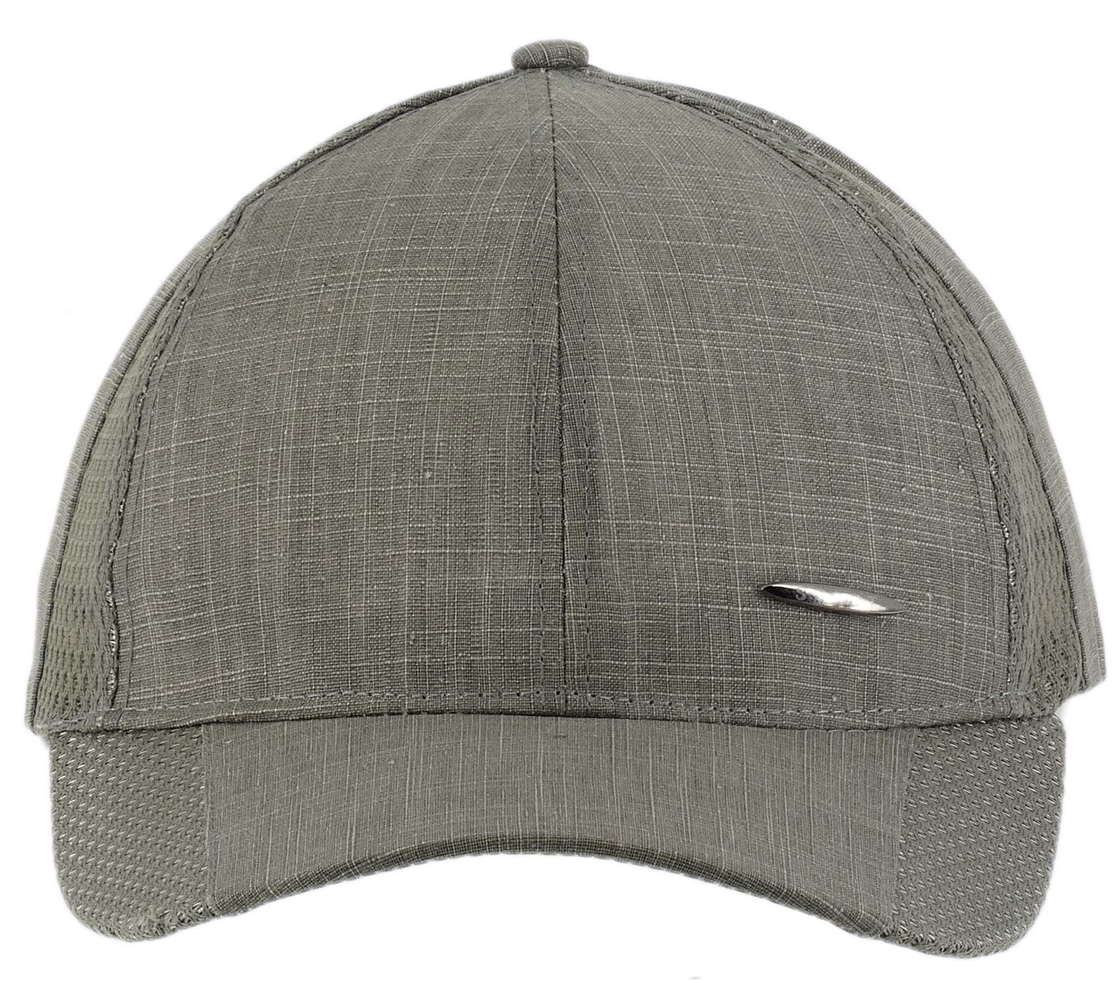 CZAPKA Z DASZKIEM BEJSBOLÓWKA KLASYCZNA PATROLÓWKA BRĄZOWA NA ROWER - obrazek 2