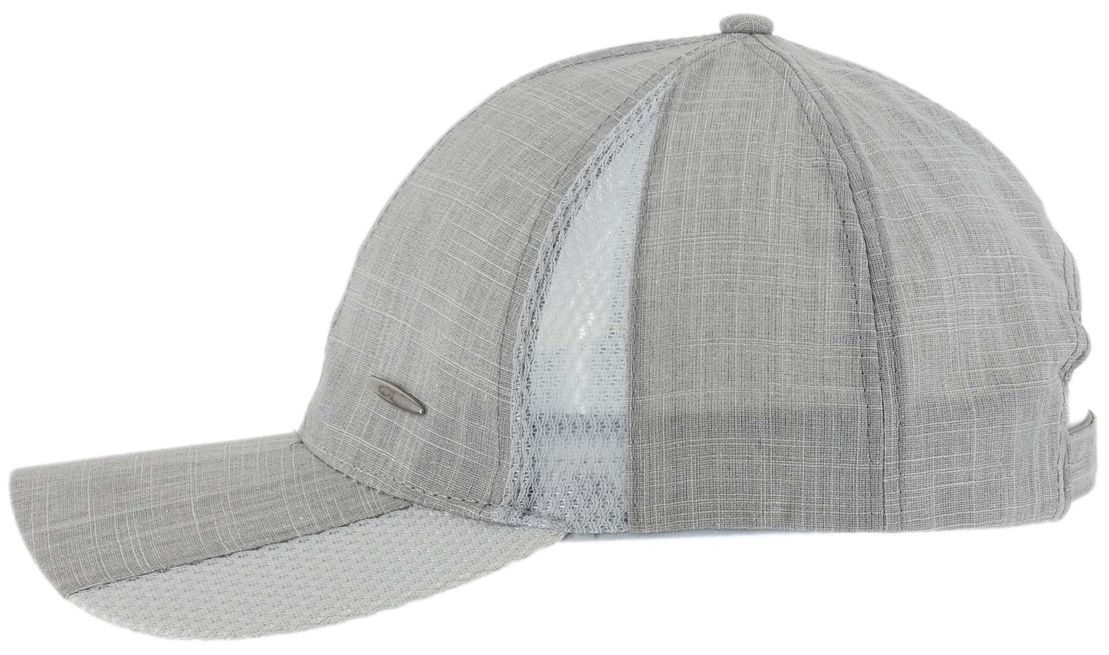 CZAPKA Z DASZKIEM BEJSBOLÓWKA KLASYCZNA PATROLÓWKA SZARA DO TENISA - obrazek 3