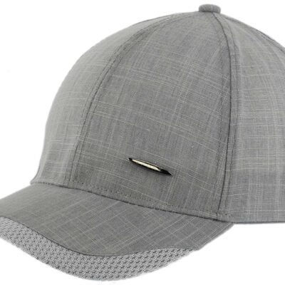 CZAPKA Z DASZKIEM BEJSBOLÓWKA KLASYCZNA PATROLÓWKA SZARA DO TENISA