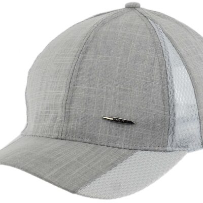 CZAPKA Z DASZKIEM BEJSBOLÓWKA KLASYCZNA PATROLÓWKA SZARA DO TENISA