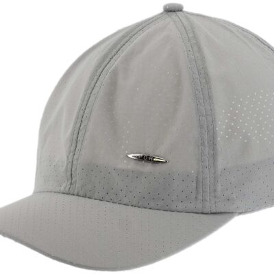 CZAPKA Z DASZKIEM BEJSBOLÓWKA KLASYCZNA PATROLÓWKA SZARA DO BIEGANIA