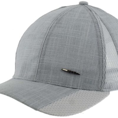 CZAPKA Z DASZKIEM BEJSBOLÓWKA KLASYCZNA PATROLÓWKA CIEMNOSZARA DO TENISA