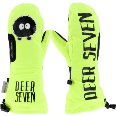 RĘKAWICZKI SNOWBOARDOWE JEDNOPALCOWE TERMICZNA IZOLACJA PALCÓW ZIELONE M