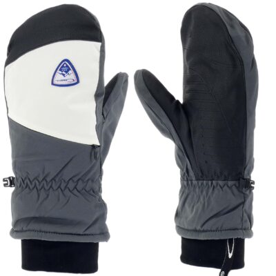 RĘKAWICE SNOWBOARDOWE JEDNOPALCOWE TERMICZNA IZOLACJA PALCÓW SZARE S